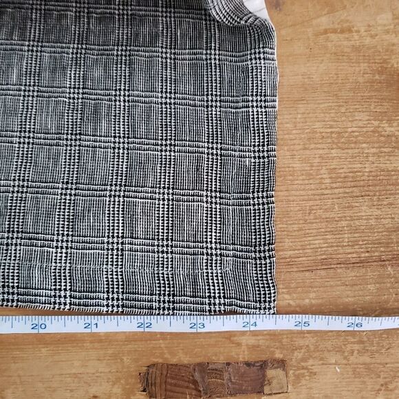 Alembika NWT Small Medium Oversized Black White Linen Blend Cold Shoulder Tunic - Picture 9 of 15